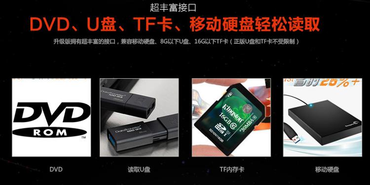 先科（SAST）K-962 9英寸便携电视移动DVD播放机老年视频机看戏机唱戏机收音机（红）