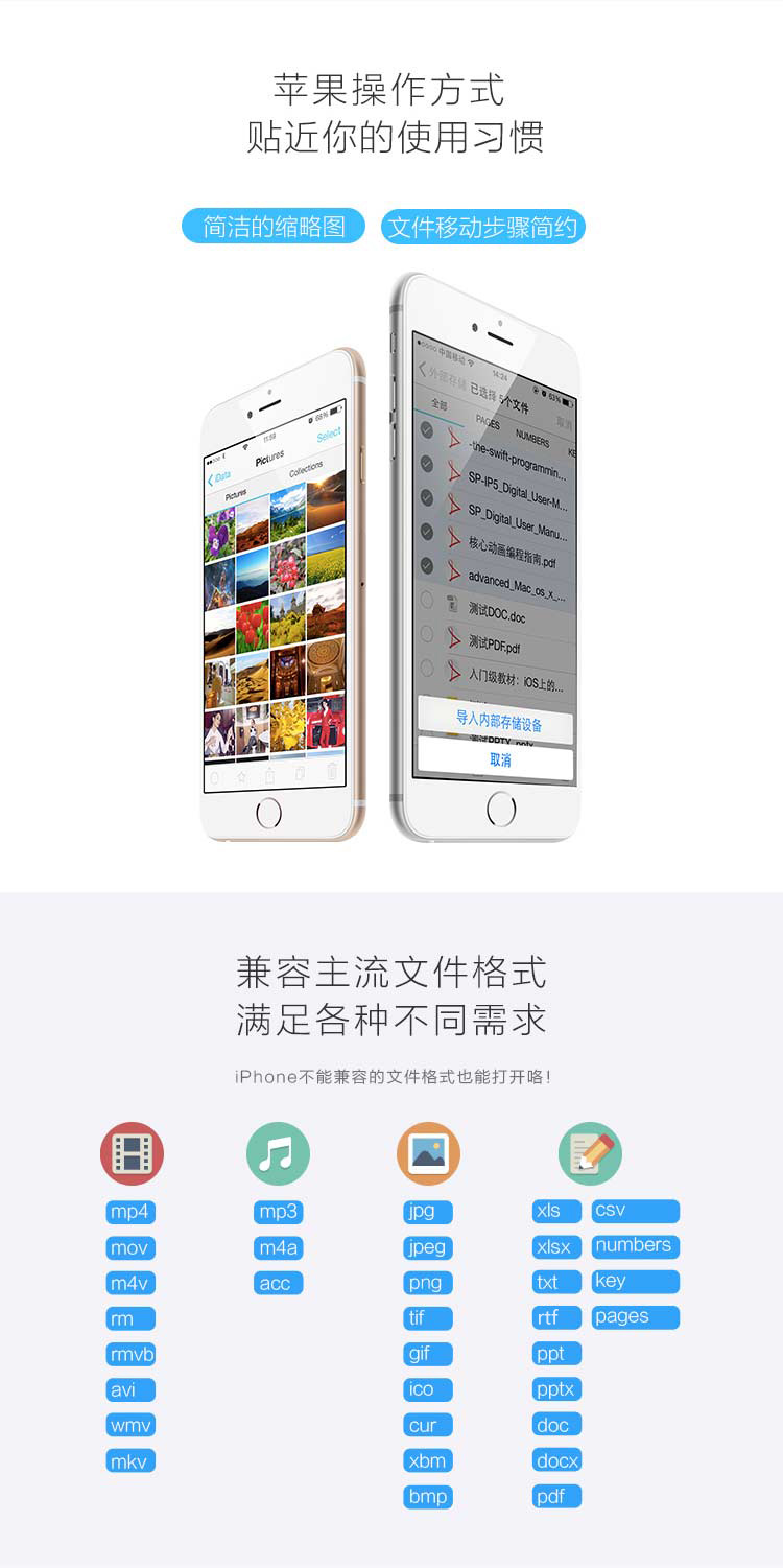 苹果（Apple）iPhone 6 (A1586) 16GB 金色 移动联通电信4G手机 MiLi苹果U盘32G 拓展苹果内存 存储组合套装