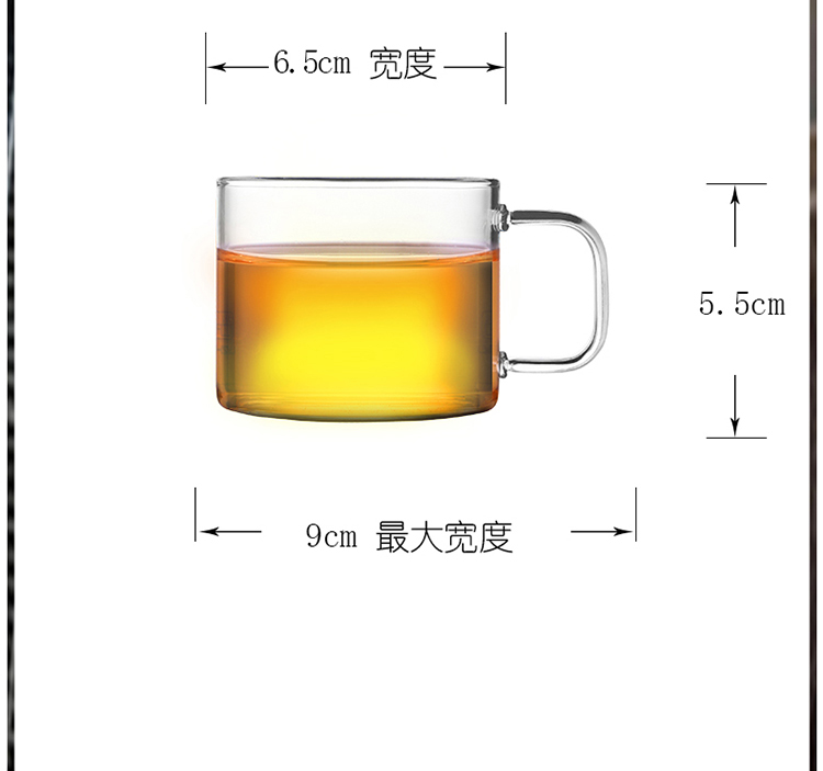 绿珠lvzhu 玻璃茶壶套装一壶四杯一茶盘 1200ml居家办公 高硼硅耐热玻璃泡花草茶壶Q722