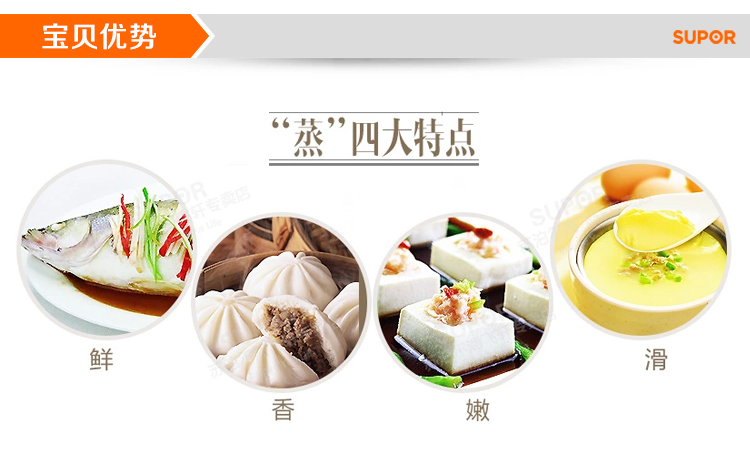 
                                                            苏泊尔（SUPOR） 蒸锅 二层 28cm易存储双层复底304不锈钢蒸锅SZ28B2                