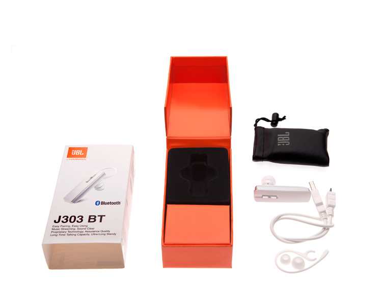 JBL J303BT 蓝牙耳机 白色