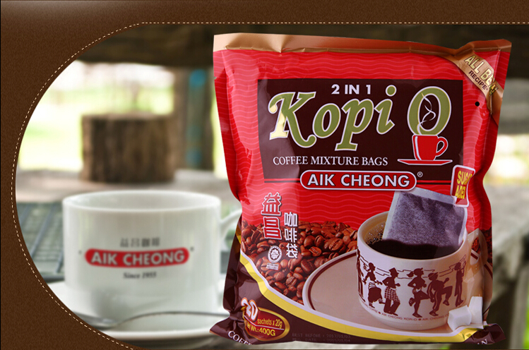 【京东超市】马来西亚进口 益昌黑咖啡(二合一) 20g*20包