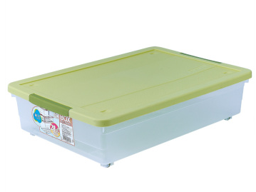 茶花 塑料整理箱 酷立方收纳箱 28.5L 28591K (桶体)