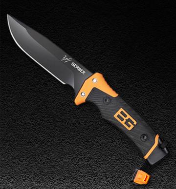 戈博gerber 贝尔系列刀户外装备野外求生刀户外刀直刀刀具佩戴取火器