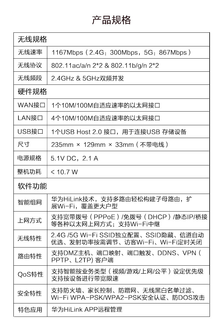 华为无线路由器说明书图片