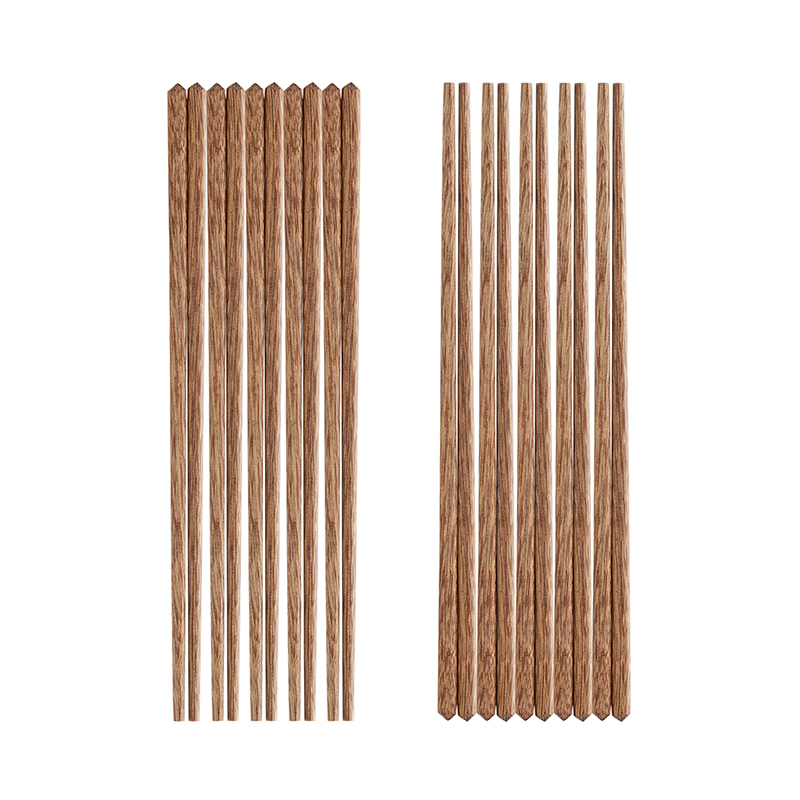 佳佰 筷子 无漆无蜡鸡翅木筷子原木色10双装 dk2004