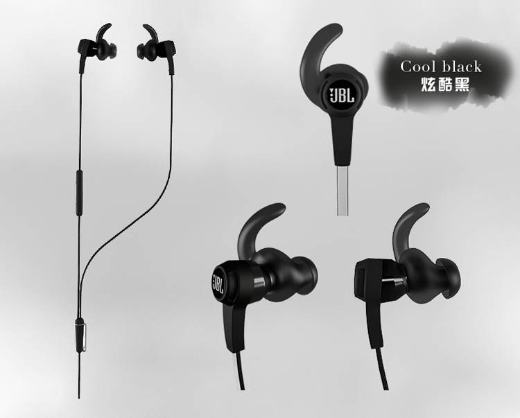 JBL Reflect 专业运动耳机 入耳式 手机通话线控 防水防汗 红色苹果版