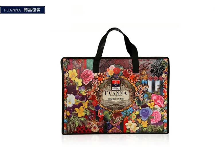 富安娜(fuanna)家纺床品套件 纯棉斜纹活性印花床单四件套 含露绽芳1.