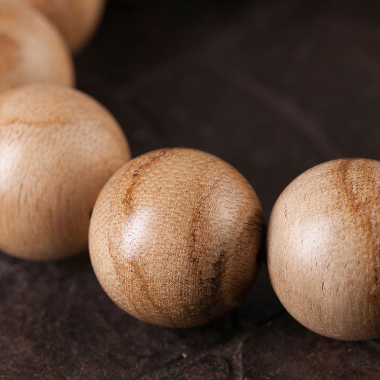 沐恩 手串sl22540 沉香手串20mm*12颗 质地较软