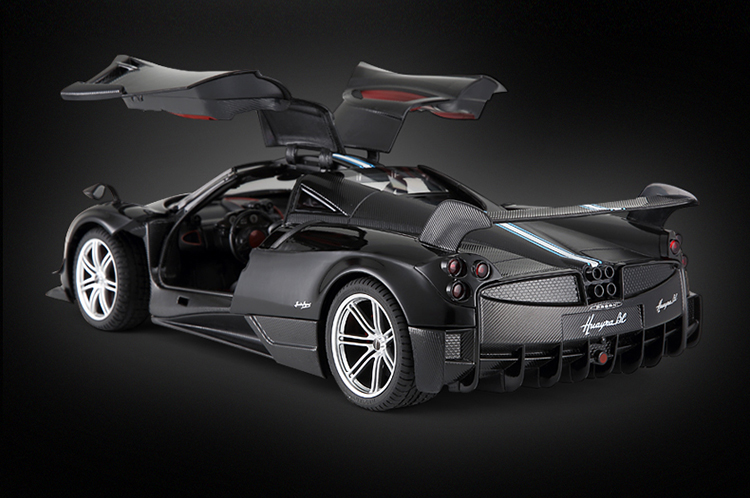 星辉rastar 1:14帕加尼风神遥控车 可开门充电遥控赛车 75460 黑色