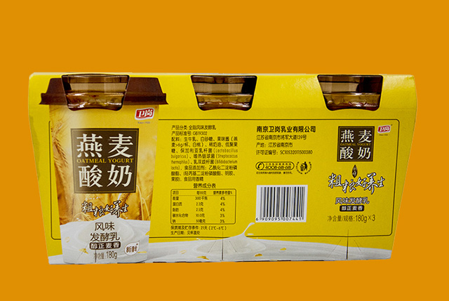 【卫岗风味发酵乳 燕麦口味 酸奶 180g*3】卫岗 风味发酵乳 燕麦口味