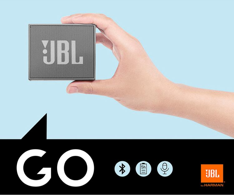 
                                                            JBL GO 音乐金砖 便携式蓝牙音箱 低音炮 户外音箱 迷你小音响 可免提通话 儿童在线学习 居家教育 爵士黑                