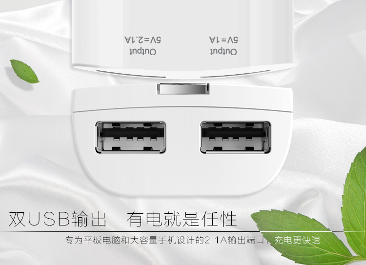 
                                        飞利浦(PHILIPS) 5200毫安 移动电源/充电宝 便携小巧 双USB输出 DLP2053 白色 适用于手机/平板等                