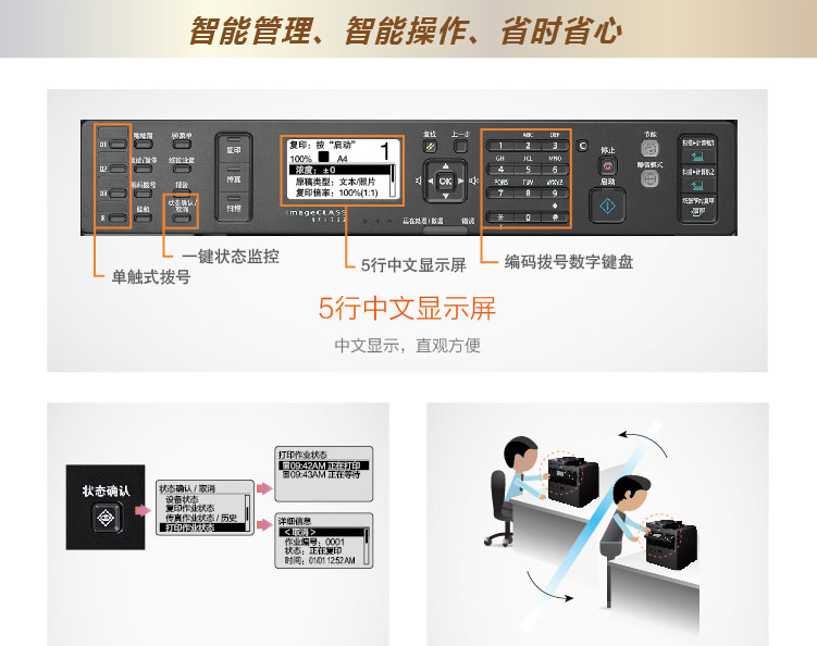 
                                                            佳能（Canon）iC MF4752 超值经济黑白激光多功能一体机 （打印 复印 扫描 传真）                