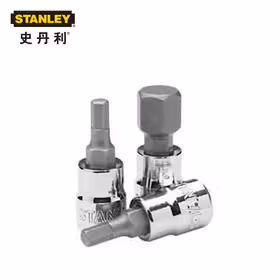 史丹利 6.3mm(1/4")系列32mm六角旋具套筒H4；86-721
