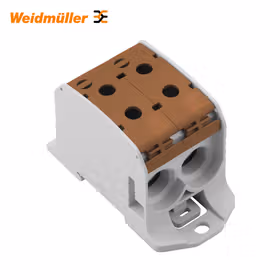 魏德米勒 W系列,接线板,端子导轨/安装板；WPD 231 2X95/2X95 BN