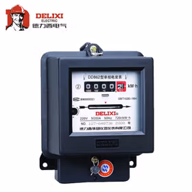 德力西电气 单相电能表；DD862 220V 5(20)A