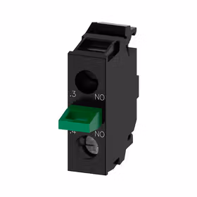 西门子 触点模块带1个开关元件,1S,镀金的触点,螺栓型端子连接用于底部固定安装；3SU14002AA101LA0