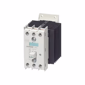 西门子 3相半导体接触器AC51/20A/48-600V/DC4-30V2相位控制螺栓型端子连接截止电压1200V；3RF24201AB45