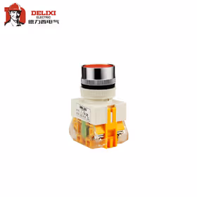 德力西电气 按钮开关；LAY7-20BN 黑