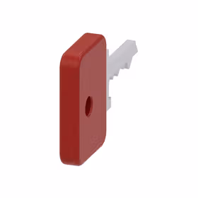 西门子 钥匙用于O.M.R.钥匙开关,锁芯型号73037,红色；3SU19500FK200AA0