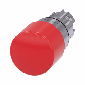 西门子 蘑菇头急停按钮,22mm,金属,高光,红色,30mm,强制锁定,旋转解锁机制；3SU10501GB200AA0