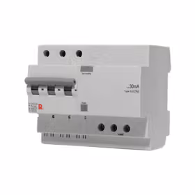 常熟开关 带剩余电流保护小型断路器 40A 3P D 6kA 30mA；CH3LN-63D40/3/030E