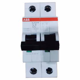 ABB S200M系列直流微型断路器；S202M-C6DC