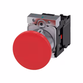 西门子 蘑菇头推拉开关 直径40mm,红色；3SU11501BA201CA0ZY19