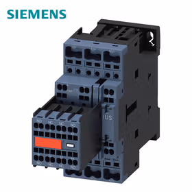 西门子 功率接触器,38A,18.5kW,2NO+2NC,230VAC50/60Hz,3极,尺寸S0,弹簧型端子连接辅助开关不可分；3RT20282AL243MA0