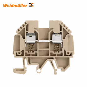 魏德米勒 W系列,直通型接线端子,额定横截面:4mm,螺钉联接；WDU 4 SL/EN