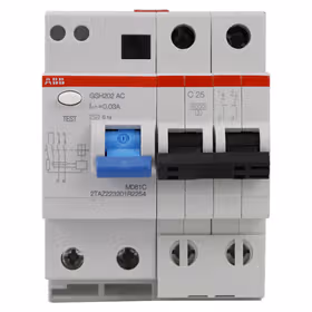 ABB 剩余电流动作断路器；GSH202 AC-C25/0.03