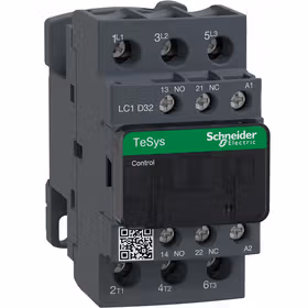 施耐德电气 进口TeSys D系列三极交流接触器,32A,240V,50/60Hz；LC1D32U7