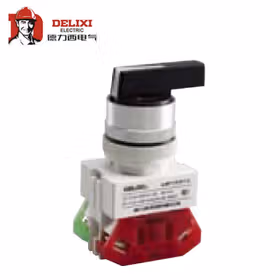 德力西电气 按钮开关；LAY7-20XB/3 黑