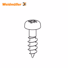 魏德米勒 接线端子附件,安装螺丝；LKSC M2,9x13VZ