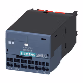 西门子 耦合连接用于正面安装在AC上DC,AC/DC接触器,3RT2S00-S3,24VDC控制,笼卡式连接；3RH29142GP11