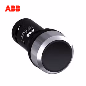 ABB CP1平头复位型按钮,黑色；CP1-30B-10