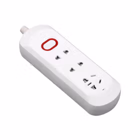 德力西电气 有线排插,CDK 112,单排,2个两孔,1个五孔,1平方*1.8M；CDK1121P8