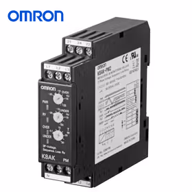 欧姆龙 三相电压+反相缺相继电器；K8AK-PM1