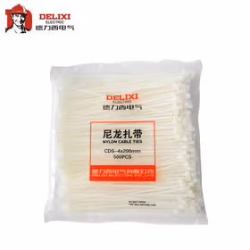 德力西电气 CDS扎带 4X200 白色 优质型,500条/包；DHACDS40200WN