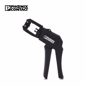 菲尼克斯 钳体,与钳口配合使用,适用多种类型的插芯,压力锁定装置可释放,水平进线；CRIMPFOX-C D