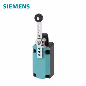 西门子 位置开关塑料外壳40mm摇臂,可调长度金属杆带有网格孔19mm塑料辊设备连接1x(M20x1.5)1NO/1NC速动触点回转驱动装置右/左可调节的；3SE51320CJ60