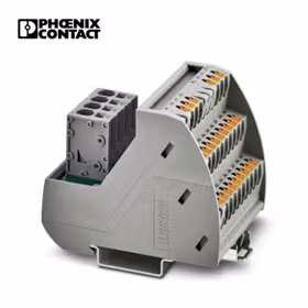 菲尼克斯 VARIOFACE模块,带有直插式连接和2条均压等电位汇流条,可安装在NS35导轨上，模块宽度:57.1mm；VIP-3/PT/PDM-2/24