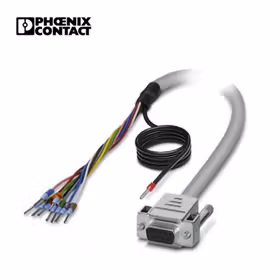 菲尼克斯 预制圆形屏蔽电缆；CABLE-D- 9SUB/F/OE/0,25/S/2,0M