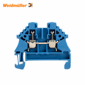 魏德米勒 直通型接线端子,螺钉联接,2.5mm,500V,24A,蓝色；WDU 2.5N ZQV BL