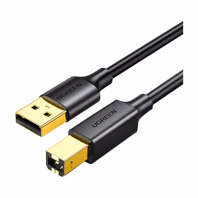 绿联UGREEN USB2.0打印线 A公对B公 信号放大器 打印机连接线 镀金头 20846 1米/根