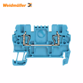 魏德米勒 直通型接线端子,弹片联接,1.5mm,500V,17.5A,蓝色；ZDU 1.5 BL