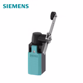 西门子 位置开关塑料外壳31mm设备连接1x(M20x1.5)1NO/1NC速动触点集成（不可更换）可调长度不锈钢摇臂右侧/左侧可调节带19mm塑料辊；3SE52320HK521AK3