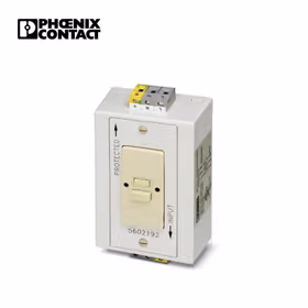 菲尼克斯 孔式，导轨安装式双电源插座；EM-DUO120/20/GFI/AUX/NO