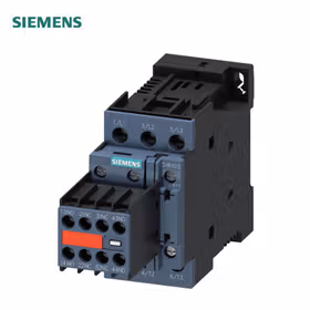 西门子 功率接触器,25A,11kW,2NO+2NC,24VDC带插入式可变电阻,3极,尺寸S0螺栓型端子连接辅助开关不可分；3RT20261DB443MA0